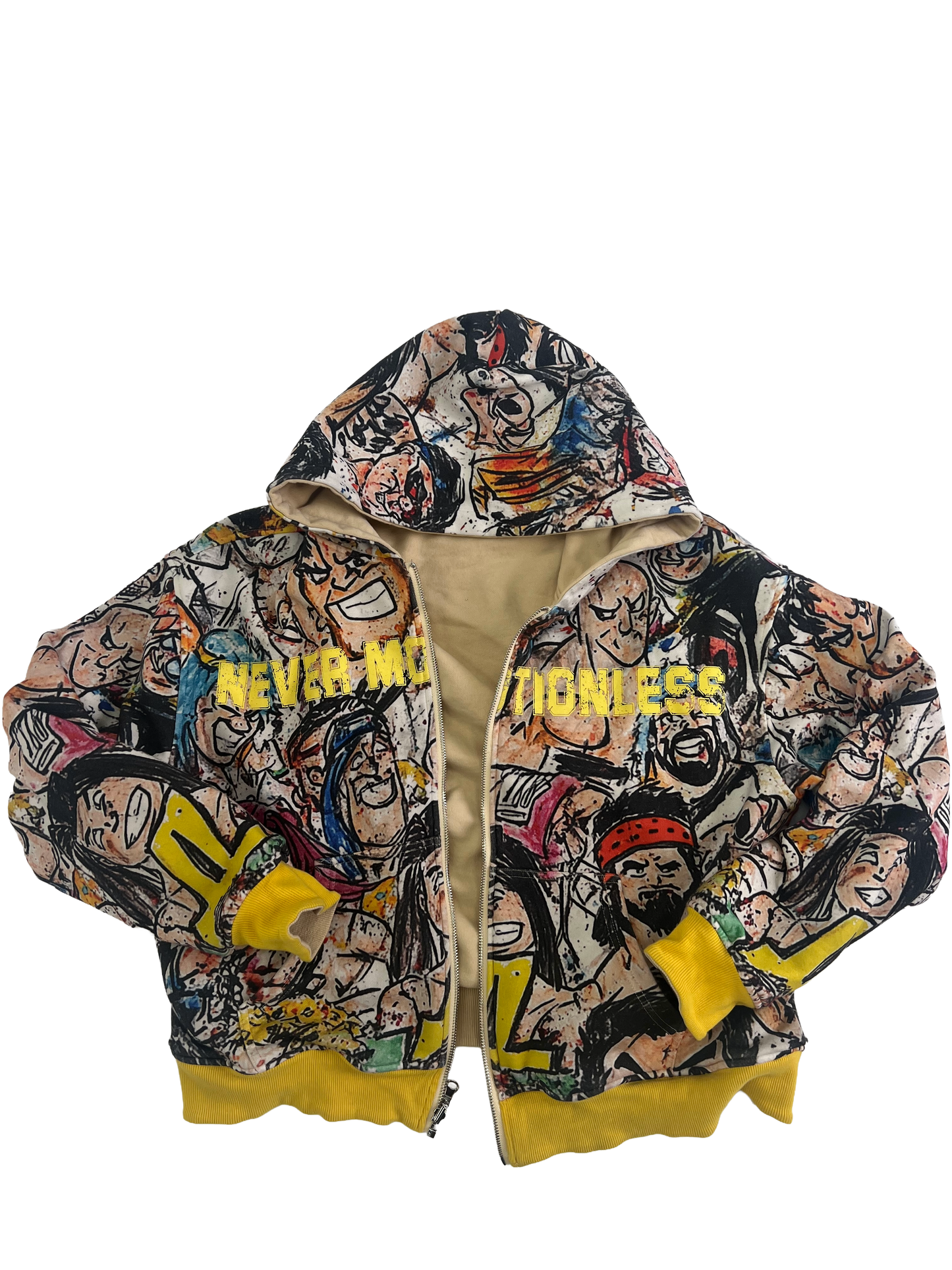"Scrble" Zip-Up